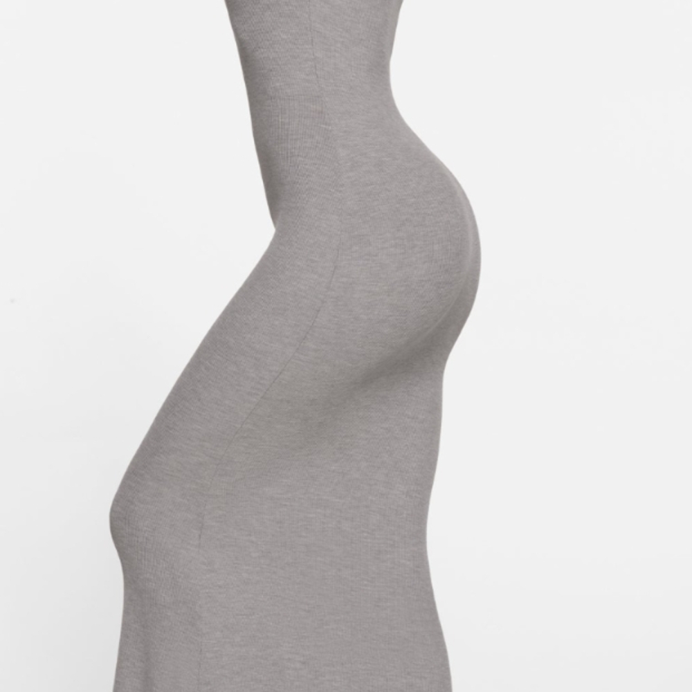 SKIMS Gray Maxi Dress